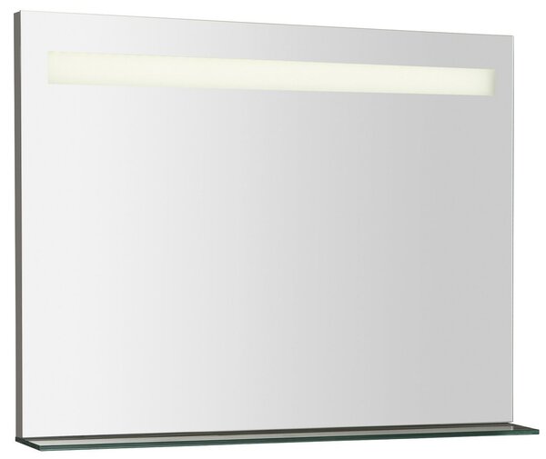 Sapho Sapho, oglindă BRETO cu iluminare LED și raft 800x608mm, BT080