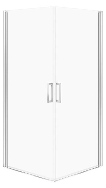 Cersanit Moduo, cabina de dus cu 2 aripi 80(usa) x 80(usa) x 195cm, sticla transparenta 6mm, profil cromat, S601-477