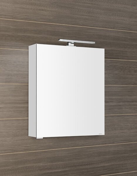 Sapho Sapho, galerie MIRRÓ cu iluminare LED, 60x70x16cm, stânga/dreapta, alb, MC060-0030