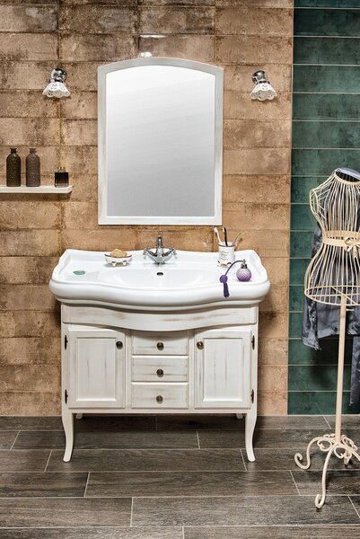 Sapho Sapho, Set de baie RETRO 100, alb antic, KSET-015