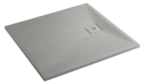 Erga Hyper, cadă de duș SMC 90x70x2,6 cm + sifon, gri mat, ERG-V06-SMC-7090S-GR