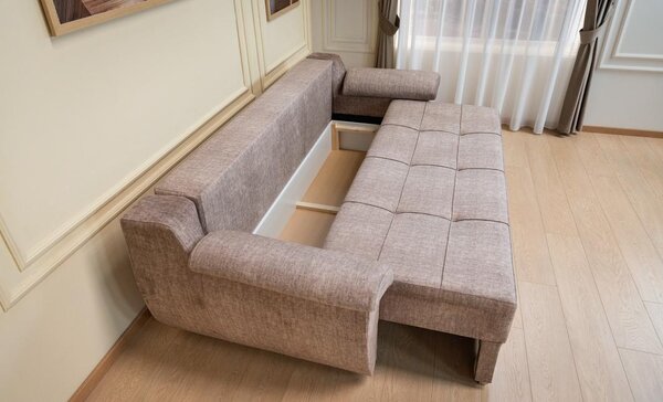 Canapea Extensibila Milano Bonell Mini, Cappuccino