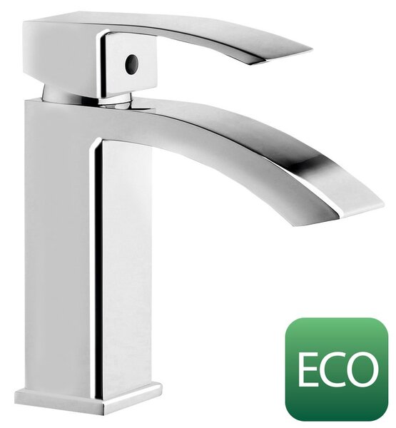 Sapho Sapho, baterie de lavoar autonomă GINKO 35 fără priză, cartuş de amestec ECO, crom, 1101-02-01