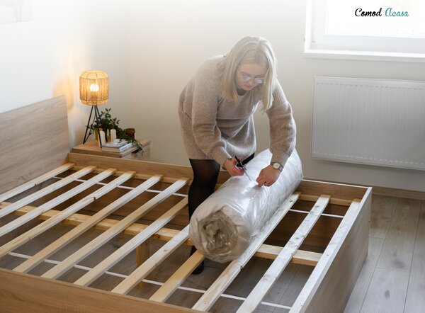 Saltea cu arcuri impachetate SOMMERA 18 cm 80 x 200 cm Protectie saltea: FARA protectie saltea