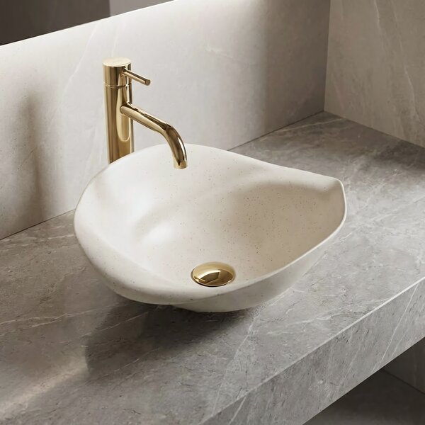 Lavoar ceramic pentru blat REA HM-34B Handmade ART
