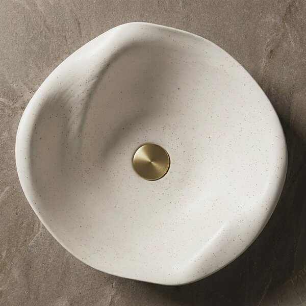 Lavoar ceramic pentru blat REA HM-34B Handmade ART
