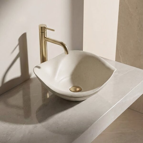 Lavoar ceramic pentru blat REA HM-35B Handmade ART
