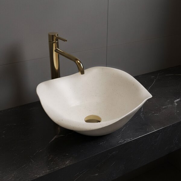 Lavoar ceramic pentru blat REA HM-35B Handmade ART