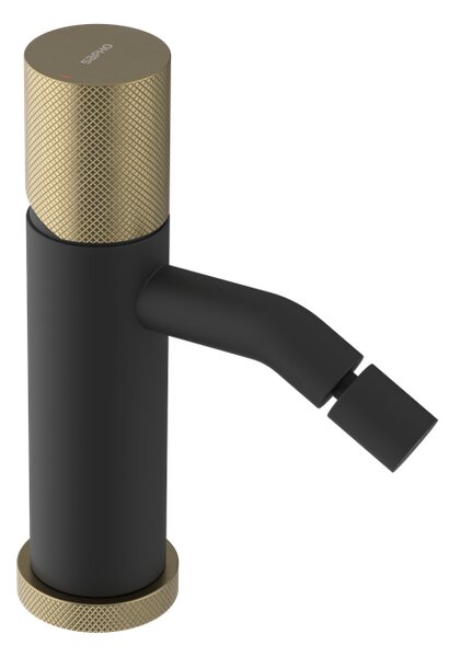Sapho Sapho, ULTRATAP baterie de bideu autonomă fără priză, negru mat/auriu mat, UT003TBG