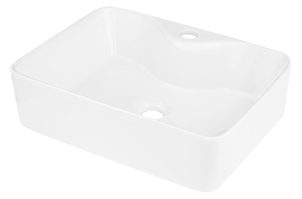 Gamma Yogi, lavoar blat 480x375x135 mm, alb lucios, GMA-UC-YOGI