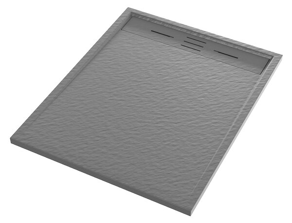 Gamma Erga Almac, cadă de duș SMC 100 x 80 x 3 cm, gri mat, ERG-GMA-AL-80100G