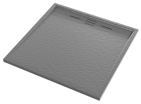 Gamma Erga Almac, cadă de duș SMC 90 x 90 x 3 cm, gri mat, ERG-GMA-AL-9090G
