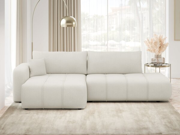 Colțar Comfivo Laurus III, Funcția de dormit, Spațiu de depozitare, 262x145x82cm, 106 kg, Picioare: Plastic