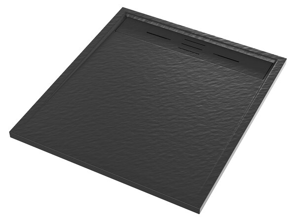 Gamma Erga Almac, cadă de duș SMC 90 x 80 x 3 cm, negru mat, ERG-GMA-AL-8090BK