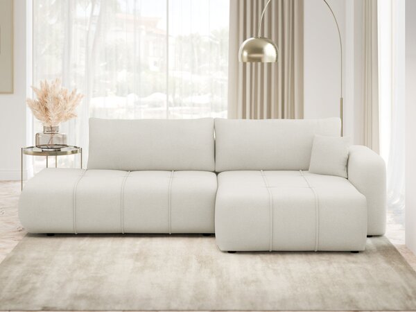 Colțar Comfivo Laurus III, Funcția de dormit, Spațiu de depozitare, 262x145x82cm, 106 kg, Picioare: Plastic