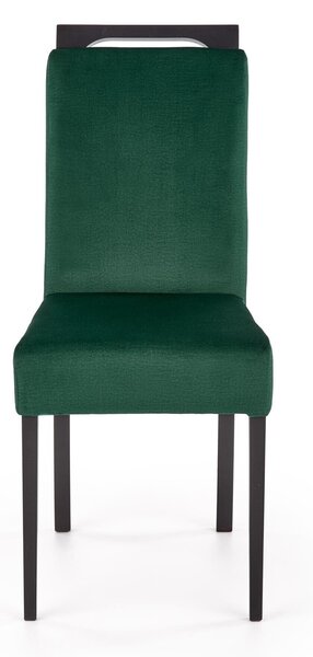 Scaun Houston 1055, Verde închis, Negru, 97x42x58cm, 6.3 kg, Mobilier deja asamblat, Lemn: Fag