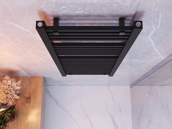 Gamma Erga Proper, calorifer 1200x500 mm, 709W, negru, ERG-LAV-PROP-12050-BK