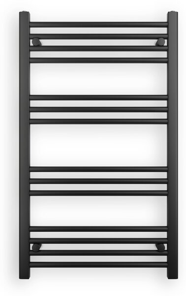 Gamma Erga Puerto, calorifer 1000x600 mm, 487W, negru mat, ERG-LAV-GRZE-BK-60100