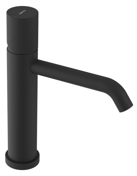 Sapho Sapho, baterie lavoar pe piedestal ULTRATAP, negru mat, UT004TB