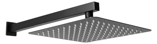 Gamma ZN6, set de duș ascuns cu duș cu ploaie și duș manual, negru mat, GMA-ZN6-BK