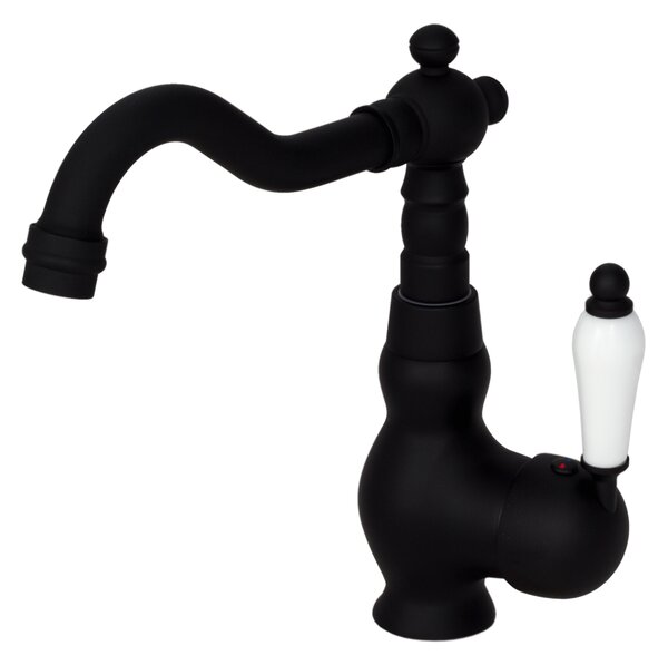 Gamma Retro, baterie lavoar înaltă, negru mat-alb, GMA-BROK-VI-BK