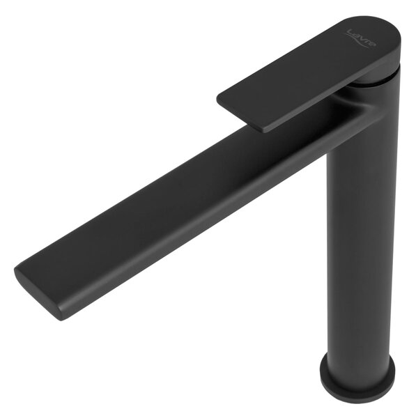 Gamma Rossa, baterie lavoar înaltă h-260, negru mat, GMA-BRAUW-BK