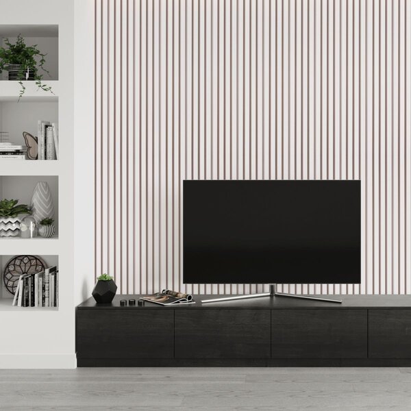 Panoul decorativ din PVC Ecru cu dimensiuni 15х1х270 cm