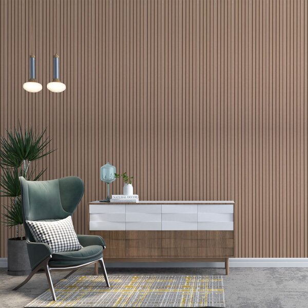 Panoul decorativ din PVC Miran cu dimensiuni 15х1х270 cm