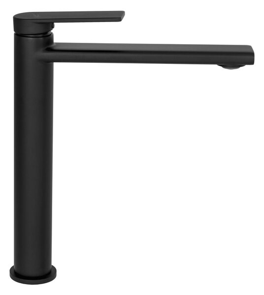 Gamma Rossa, baterie lavoar înaltă h-260, negru mat, GMA-BRAUW-BK