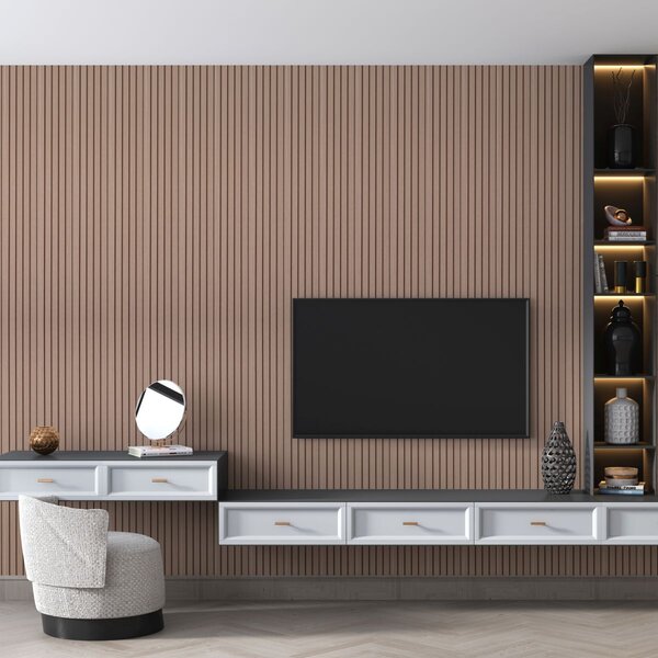 Panoul decorativ din PVC Miran cu dimensiuni 15х1х270 cm