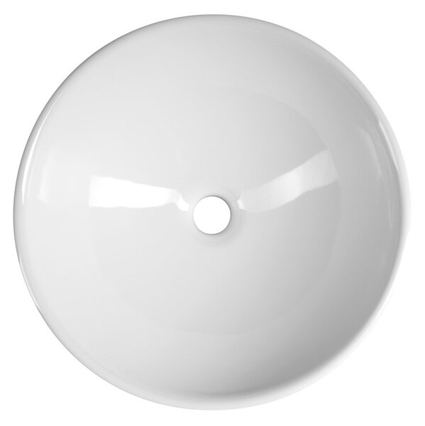 Aqualine Aqualine, Lavoar de blat ceramic, diametru 40 cm, alb, 40155