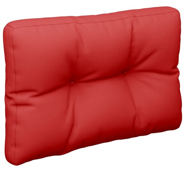 Pernă pentru paleți, roșu, 50x40x12 cm, material textil