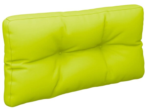 Pernă paleți, verde strălucitor, 80x40x12 cm, material textil