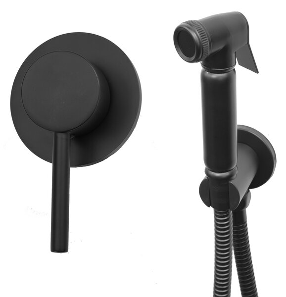 Gamma Roy, baterie pentru bideu ascuns, negru mat, GMA-BRYBPT-BK