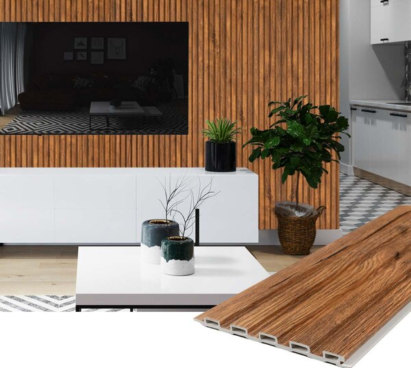 Panoul decorativ din PVC Vensus 15 х 1 х 270 cm