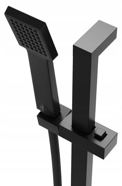 Gamma Zn3, coloană de duș cu duș manual 62 cm, negru mat, GMA-ZN3-BK
