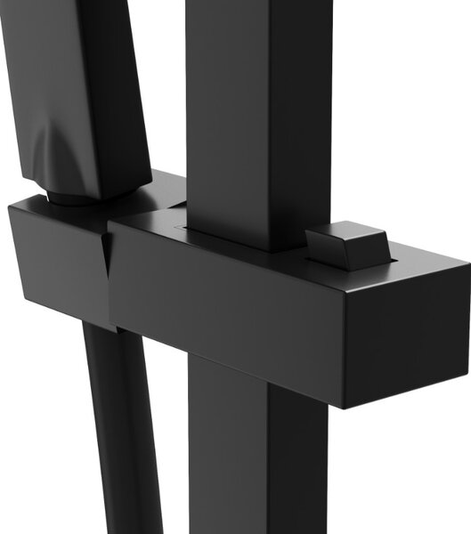 Gamma Zn3, coloană de duș cu duș manual 62 cm, negru mat, GMA-ZN3-BK