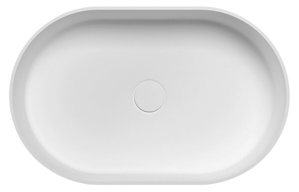 Sapho Sapho, lavoar THIN pe blat, Rockstone, 55x35cm, alb mat, WN205