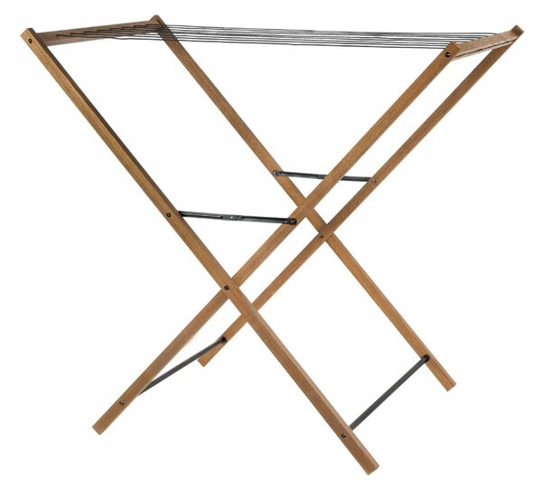 Linia Erga Aurora, uscător de rufe din lemn 95x62,5x90 cm, în picioare, maro-negru, ERG-SEP-1003SEPSULUNA
