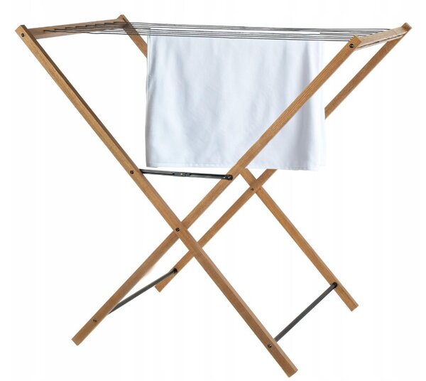 Linia Erga Aurora, uscător de rufe din lemn 95x62,5x90 cm, în picioare, maro-negru, ERG-SEP-1003SEPSULUNA