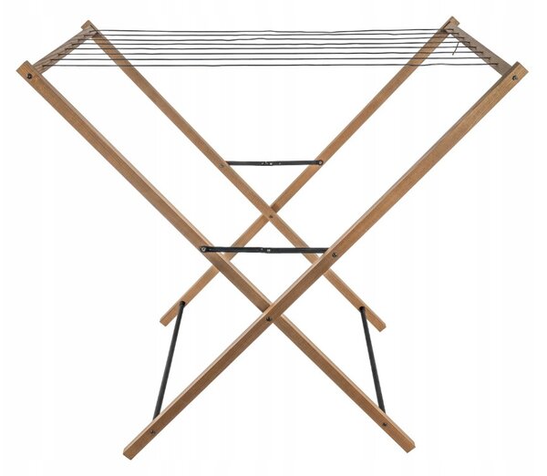 Linia Erga Aurora, uscător de rufe din lemn 95x62,5x90 cm, în picioare, maro-negru, ERG-SEP-1003SEPSULUNA