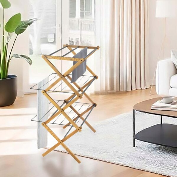 Erga Aurora Plus, uscător de rufe 69x49,5x97 cm, în picioare, maro-negru, ERG-SEP-1265SUAURPLUD