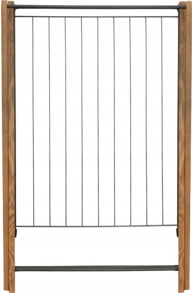 Erga Aurora Strong, uscător de rufe din lemn 97,5x69,5x90 cm, în picioare, maro-negru, ERG-SEP-1002SEPSULUNA