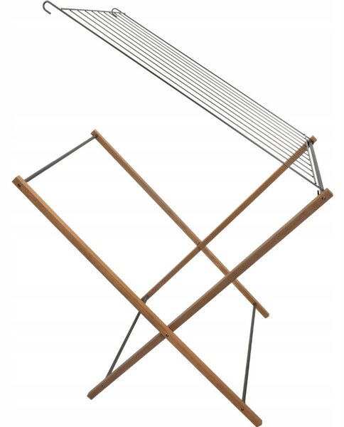 Erga Aurora Strong, uscător de rufe din lemn 97,5x69,5x90 cm, în picioare, maro-negru, ERG-SEP-1002SEPSULUNA