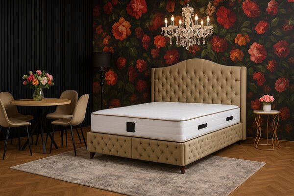 Pat Kyra Crem 160 200 Cu Saltea