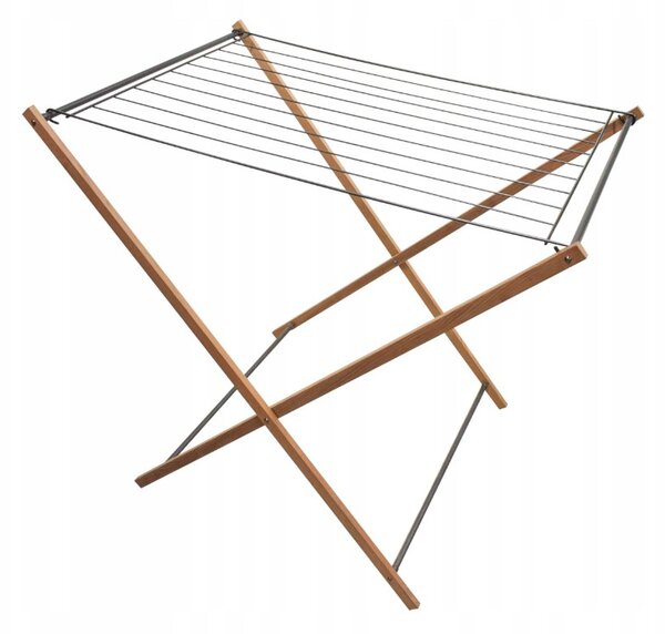 Erga Aurora Strong, uscător de rufe din lemn 97,5x69,5x90 cm, în picioare, maro-negru, ERG-SEP-1002SEPSULUNA