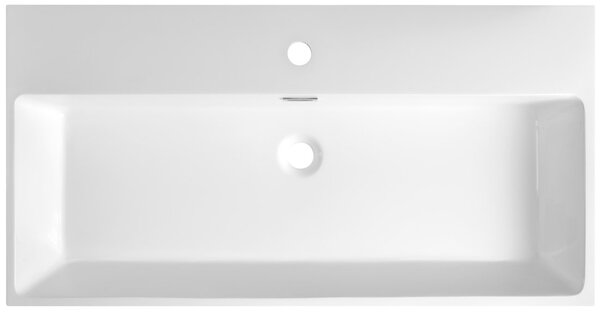 Sapho Sapho, lavoar ACVATIC, marmura turnata, 90x46cm, alb, AT090