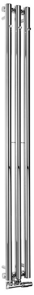 Sapho Sapho, calorifer PILON 196x1800mm, cu 3 carlige, crom, IZ126T
