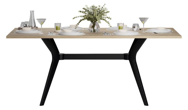Masă de Dining Adore Luna, Stejar, 181x75x90 cm