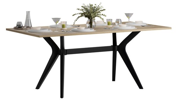 Masă de Dining Adore Luna, Stejar, 181x75x90 cm